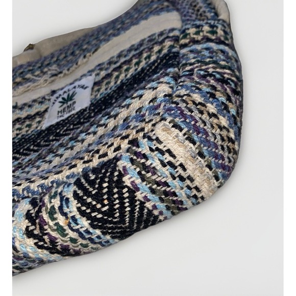 Artisan Himalayan multicolor Boho Hippie Shoulder Bag Crossbody Purse Hemp - Picture 3 of 9